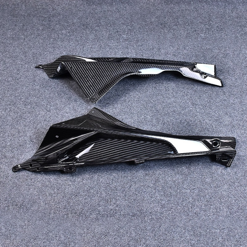 AKOSO 2009-2014 BMW S1000RR HP4 Real Carbon Fiber Upper Side Fairing Cover Sde Panel Fairing