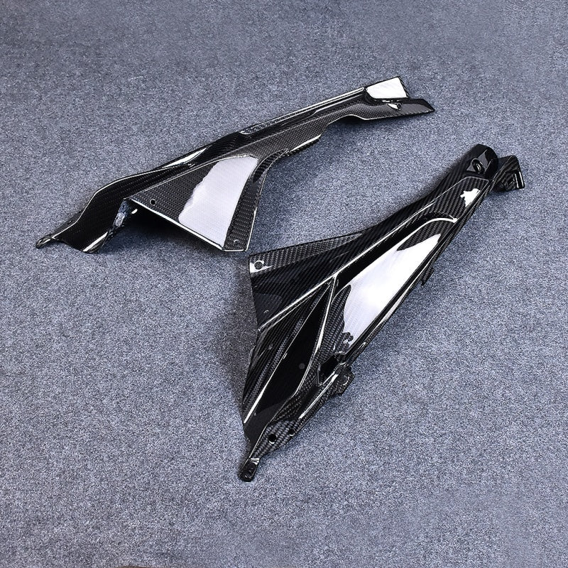 AKOSO 2009-2014 BMW S1000RR HP4 Real Carbon Fiber Upper Side Fairing Cover Sde Panel Fairing