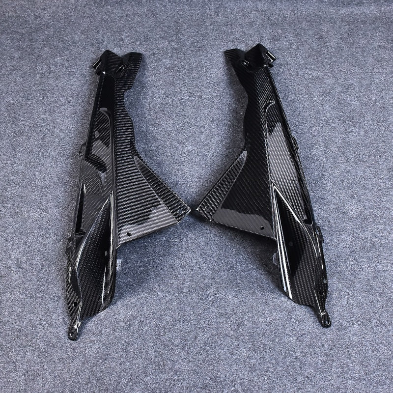 AKOSO 2009-2014 BMW S1000RR HP4 Real Carbon Fiber Upper Side Fairing Cover Sde Panel Fairing