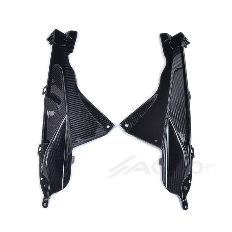 AKOSO 2009-2014 BMW S1000RR HP4 Real Carbon Fiber Upper Side Fairing Cover Sde Panel Fairing