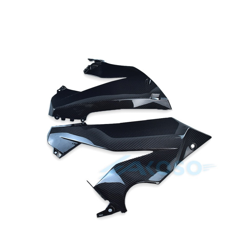 AKOSO 2019-2023 Honda CB650R CBR650R Carbon Fiber Belly Pan Lower Side Fairing