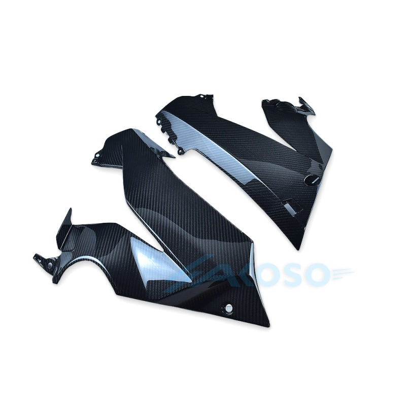 AKOSO 2019-2023 Honda CB650R CBR650R Carbon Fiber Belly Pan Lower Side Fairing