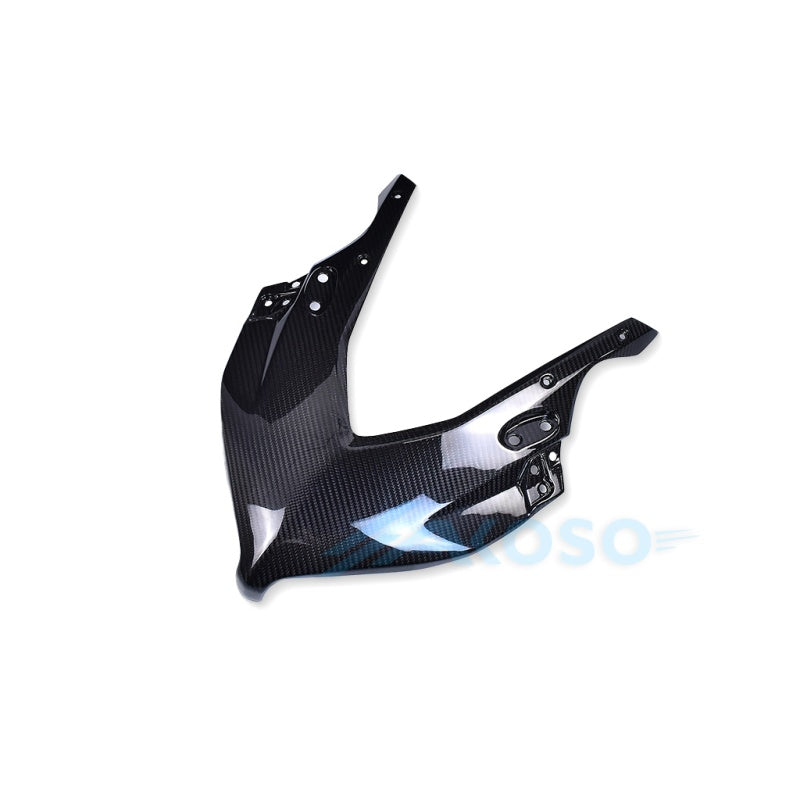AKOSO 2019-2023 Honda CBR650R Carbon Fiber Upper Front Headlight Nose Housing Fairing Cover