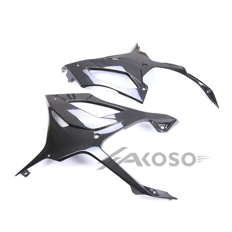 AKOSO 2019-2022 BMW S1000RR Carbon Fiber Lower Side Fairings Belly Pan