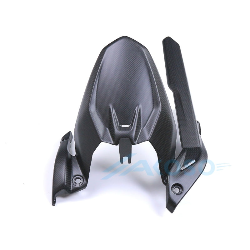 AKOSO 2021+ Ducati Monster 937 Carbon Fiber Rear Fender with Chain Guard