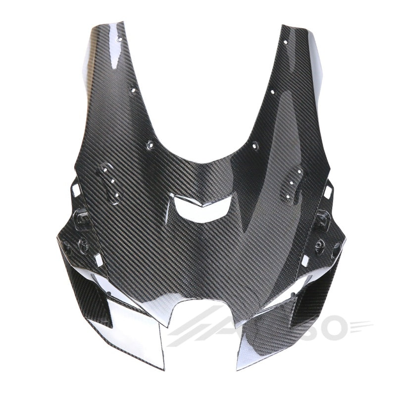 AKOSO 2016-2020 Kawasaki Ninja ZX10R ZX-10R Carbon Fiber Front Nose Headlight Fairing Cowl