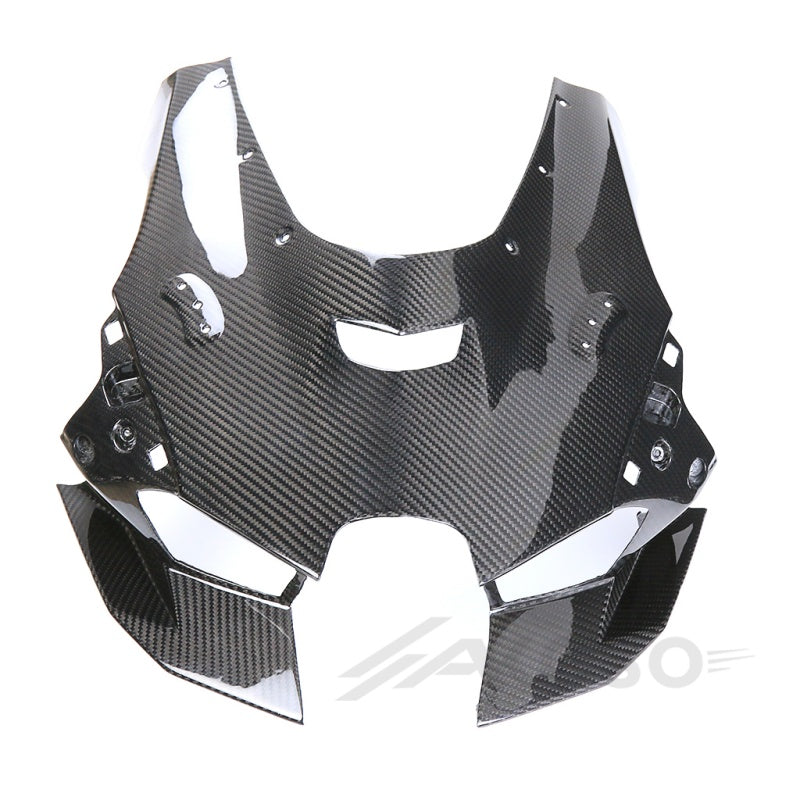 AKOSO 2016-2020 Kawasaki Ninja ZX10R ZX-10R Carbon Fiber Front Nose Headlight Fairing Cowl