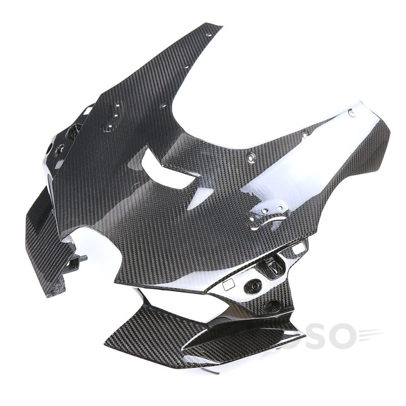 AKOSO 2016-2020 Kawasaki Ninja ZX10R ZX-10R Carbon Fiber Front Nose Headlight Fairing Cowl