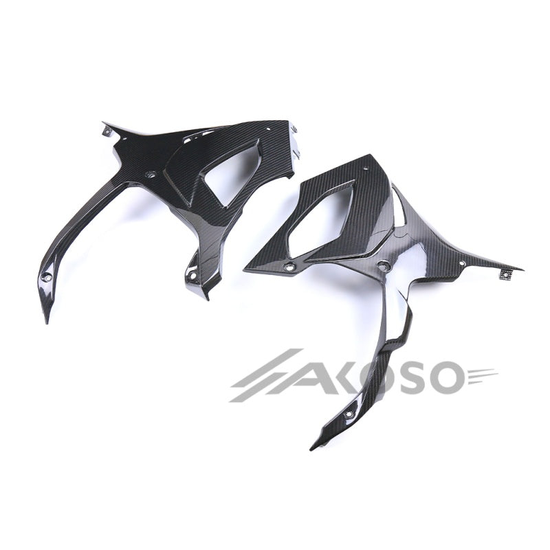 AKOSO 2019-2022 BMW S1000RR Carbon Fiber Lower Side Fairings Belly Pan