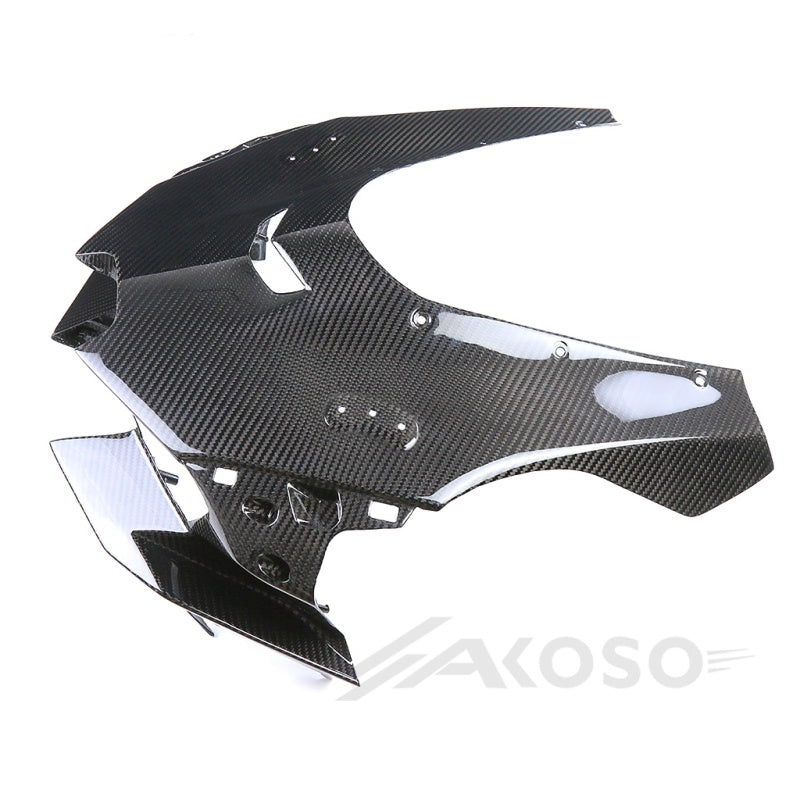 AKOSO 2016-2020 Kawasaki Ninja ZX10R ZX-10R Carbon Fiber Front Nose Headlight Fairing Cowl