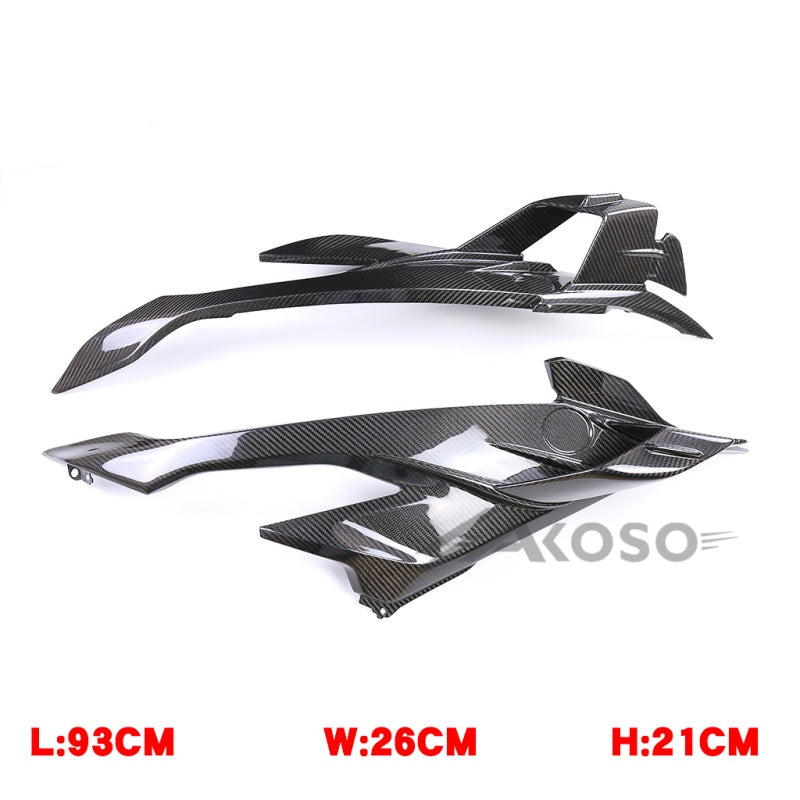 AKOSO 2023+ BMW S1000RR Carbon Fiber Front Side Panels Winglets Kits