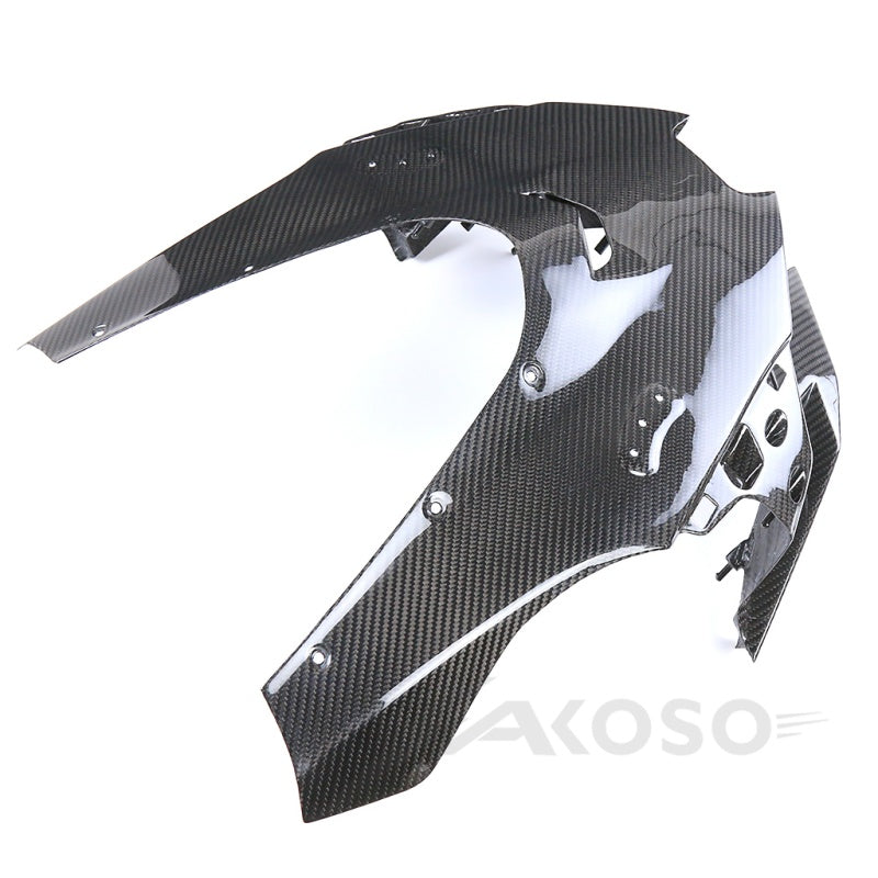 AKOSO 2016-2020 Kawasaki Ninja ZX10R ZX-10R Carbon Fiber Front Nose Headlight Fairing Cowl