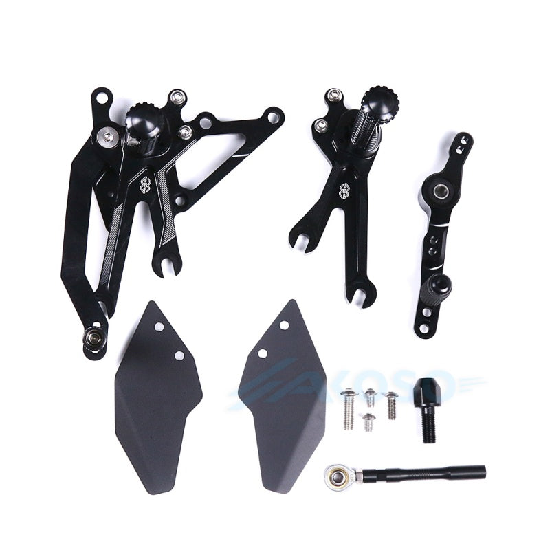 Yamaha YZF R7 2022 2023 2024 CNC Aluminum Alloy Motorcycle Racing Footpeg Footrest Rear Pedal Rearset