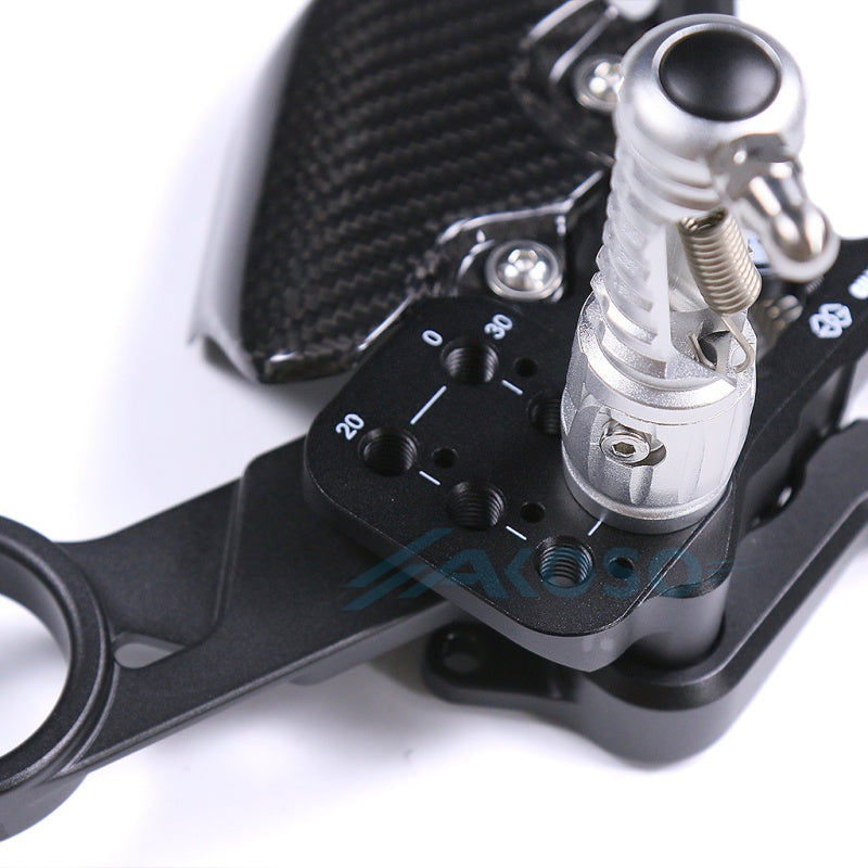 2023+ BMW Motorrad M1000RR Dry Carbon Fiber Footrest Kits Racing Adjustable Foot Pegs Rearset