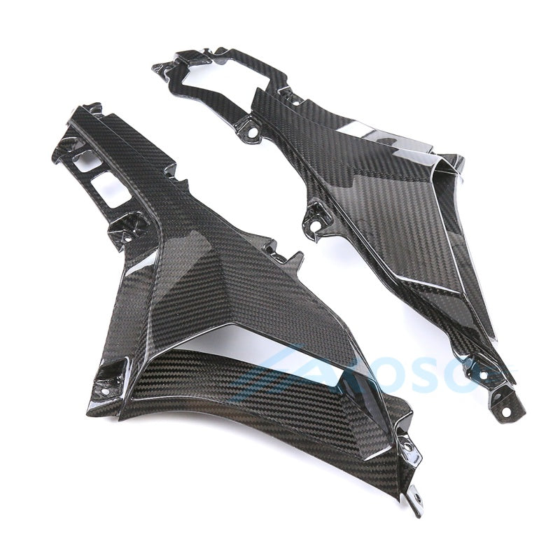 AKOSO 2023+ Kawasaki Ninja ZX-4R ZX-4RR Carbon Fiber Front Lower Side Air Duct Intake Panels