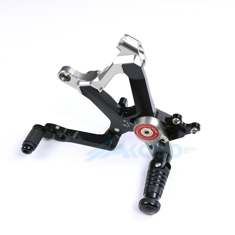 AKOSO Ducati Streetfighter V4 V4S CNC Aluminum Alloy Rear Sets Footrest Rear Set Carbon Fiber 