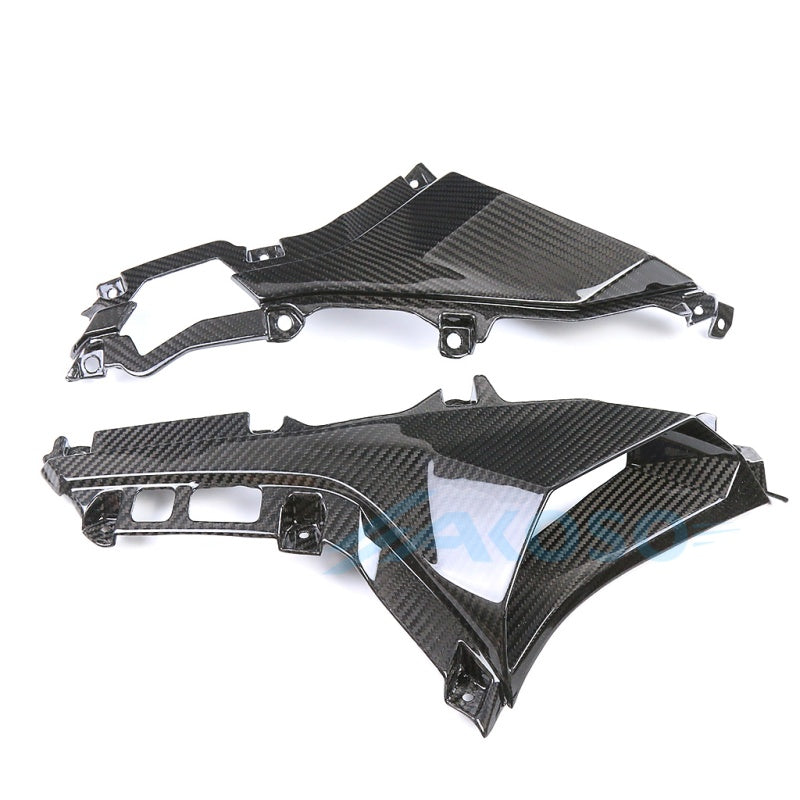 AKOSO 2023+ Kawasaki Ninja ZX-4R ZX-4RR Carbon Fiber Front Lower Side Air Duct Intake Panels