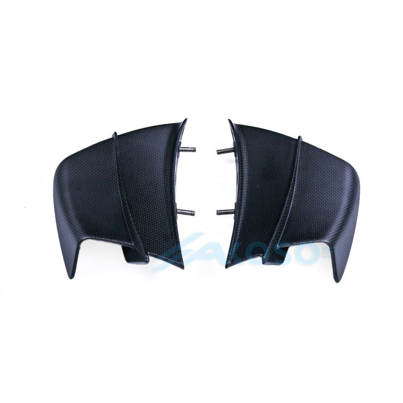 AKOSO 2020-2021 Ducati Panigale V4 V4S V4R Carbon Fiber Winglets Fixed Wind Wing Fairing