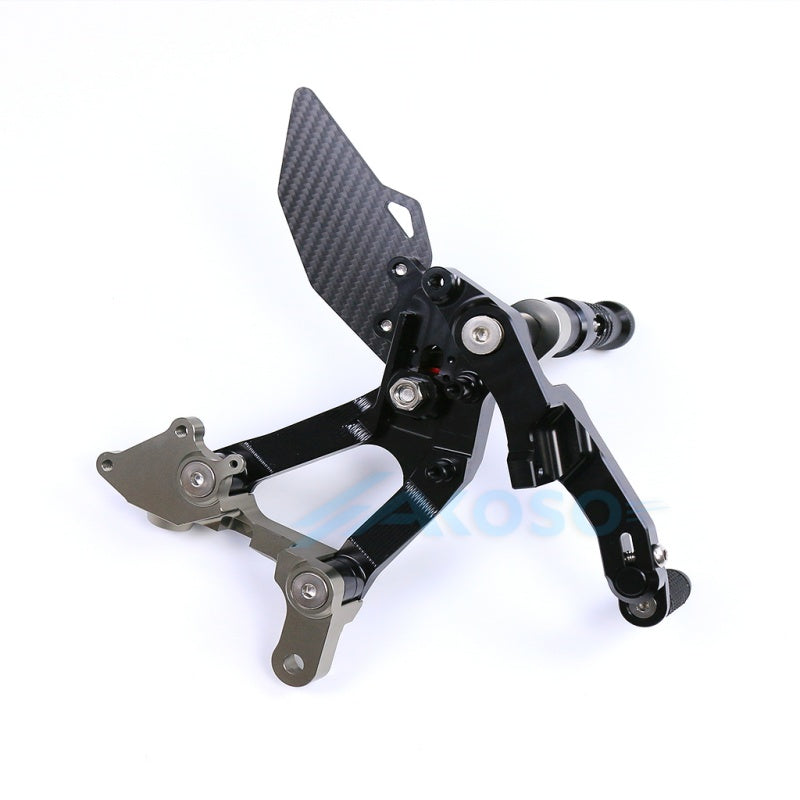 AKOSO Ducati Streetfighter V4 V4S CNC Aluminum Alloy Rear Sets Footrest Rear Set Carbon Fiber 