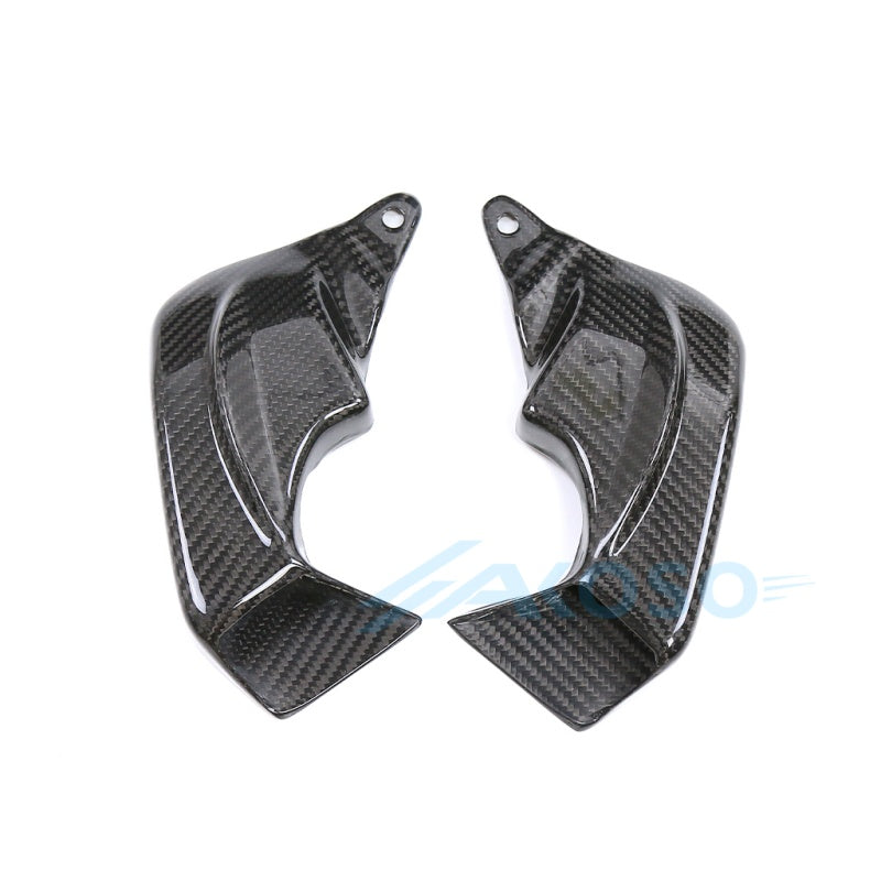 AKOSO 2023-2025 BMW S1000RR Carbon Fiber Motorcycle Brake Caliper Cooling Air Ducts Radiator Cooler