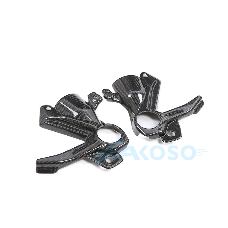 AKOSO 2023-2025 BMW S1000RR Carbon Fiber Motorcycle Brake Caliper Cooling Air Ducts Radiator Cooler