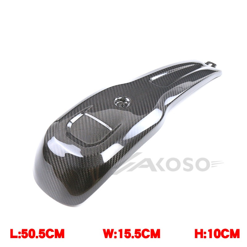 AKOSO 2022-2024 Harley Davidson Low Rider S Carbon Fiber Gas Fuel Tank Cover Console Dash Instrument Panel