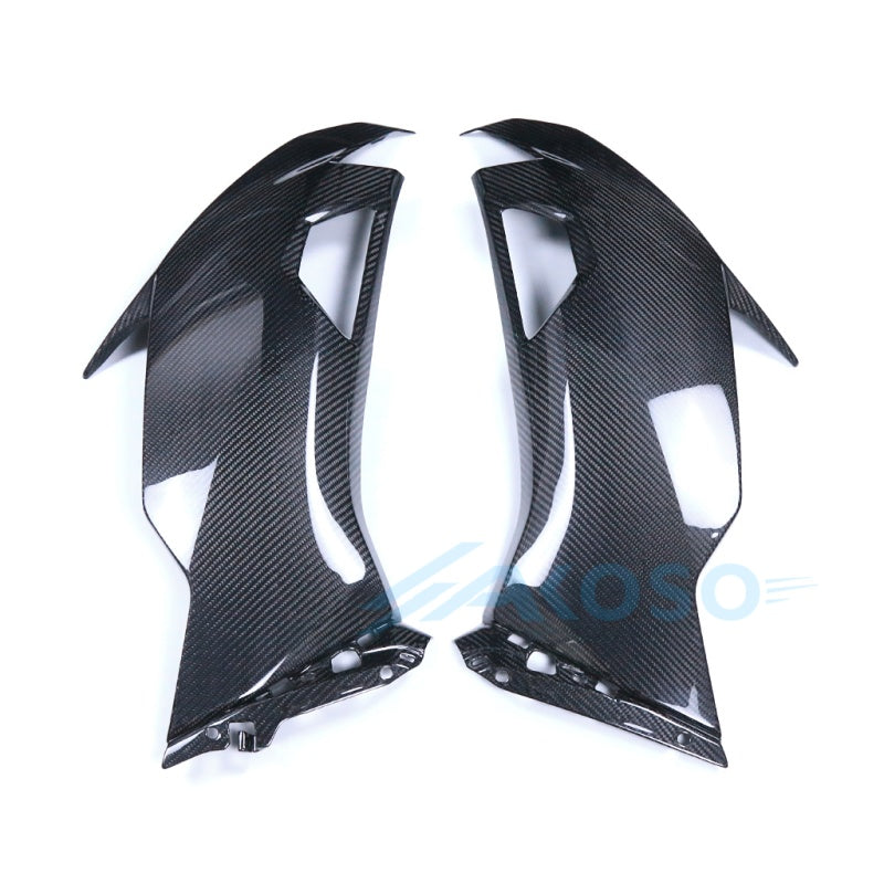 AKOSO 2019+ Kawasaki ZX6R 636 100% Carbon Fiber Side Panels Fairing