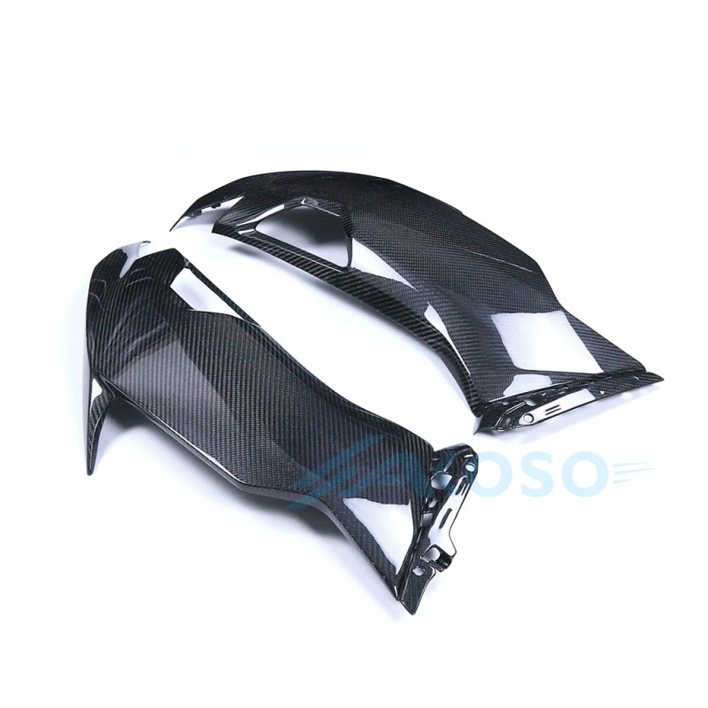 AKOSO 2019+ Kawasaki ZX6R 636 100% Carbon Fiber Side Panels Fairing