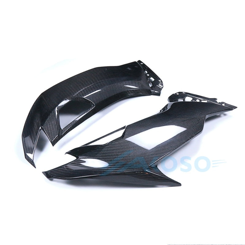 AKOSO 2019+ Kawasaki ZX6R 636 100% Carbon Fiber Side Panels Fairing