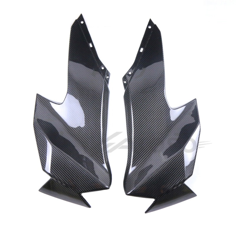 AKOSO 2021-2024 Kawasaki Ninja ZX10R ZX-10R Carbon Fiber Motorcycle Front Upper Side Panels Fairing