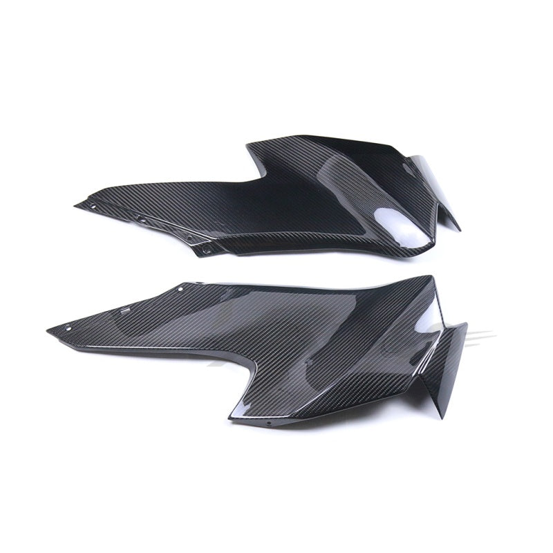 AKOSO 2021-2024 Kawasaki Ninja ZX10R ZX-10R Carbon Fiber Motorcycle Front Upper Side Panels Fairing