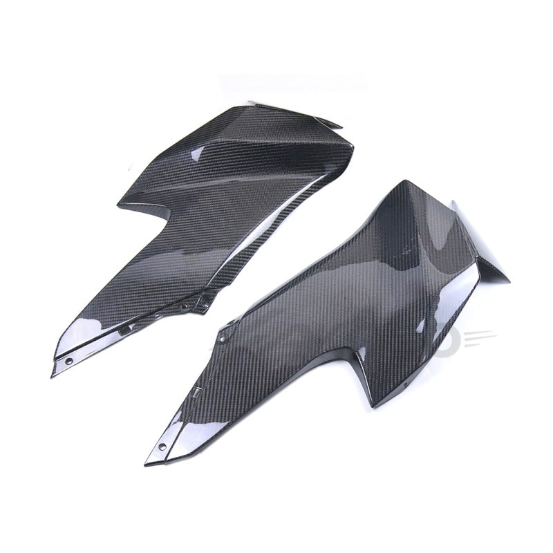 AKOSO 2021-2024 Kawasaki Ninja ZX10R ZX-10R Carbon Fiber Motorcycle Front Upper Side Panels Fairing