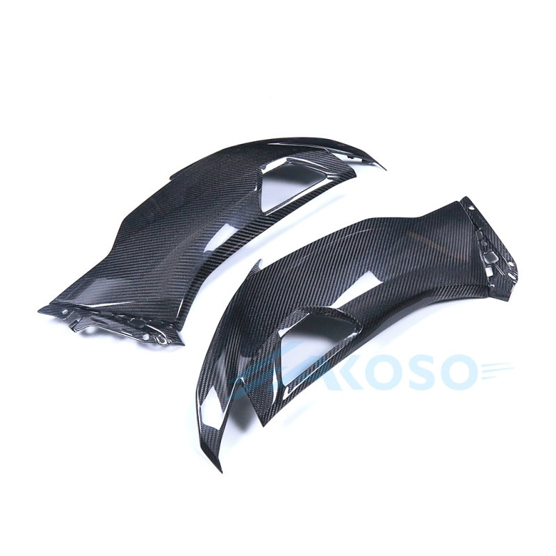 AKOSO 2019+ Kawasaki ZX6R 636 100% Carbon Fiber Side Panels Fairing