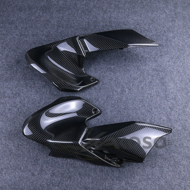 AKOSO 2020-2024 Kawasaki Z900 Carbon Fiber Motorcycle Fuel Tank Side Panels Cover Fairing Cowl