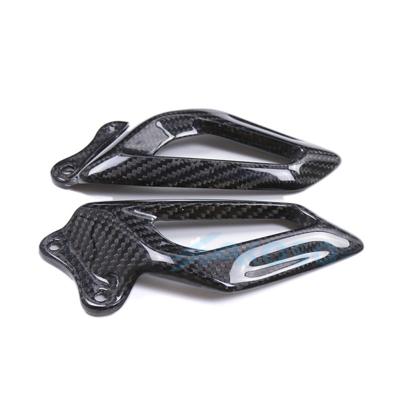 AKOSO 2025 BMW S1000RR Carbon Fiber Rearset Plate Foot Peg Protector Heel Guards