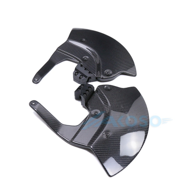 AKOSO 2024-2026 BMW M1000XR 100% Carbon Fiber Caliper Radiator Aero Disc Covers 