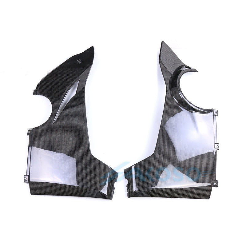 AKOSO 2018-2021 Ducati Panigale V4 V4S V4R Carbon Fiber Lower Side Fairings Belly Pan OEM Version