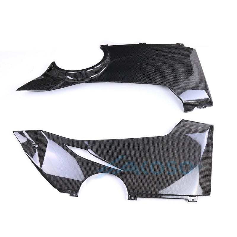 AKOSO 2018-2021 Ducati Panigale V4 V4S V4R Carbon Fiber Lower Side Fairings Belly Pan OEM Version