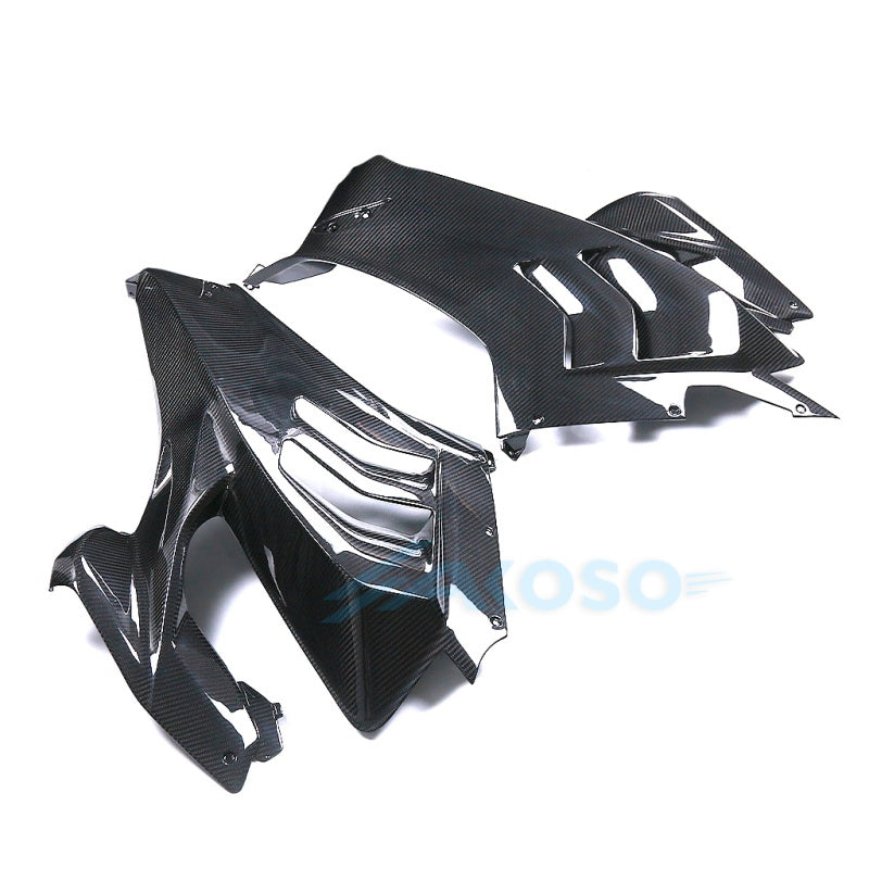AKOSO 2022-2024 Ducati Panigale V4 V4S V4R Carbon Fiber Side Fairing Panels OEM Version