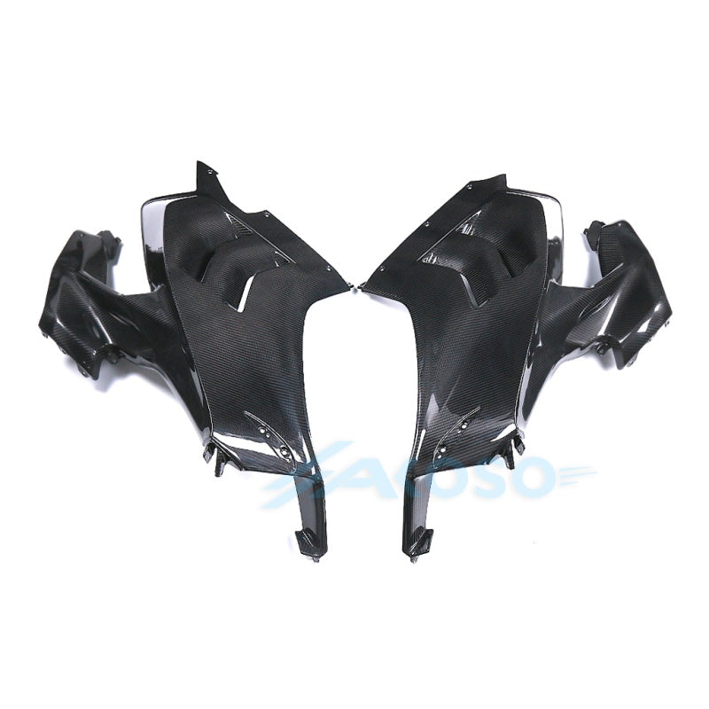 AKOSO 2022-2024 Ducati Panigale V4 V4S V4R Carbon Fiber Side Fairing Panels OEM Version