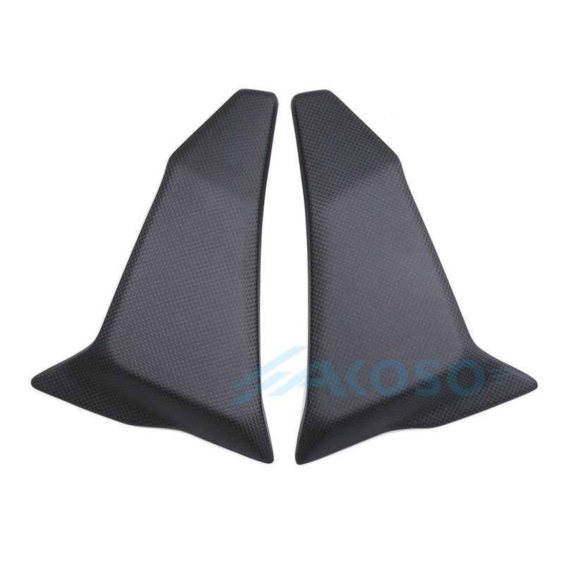 AKOSO 2019+ Ducati Hypermotard 950 Carbon Fiber Radiator Cover Front Side Fairing