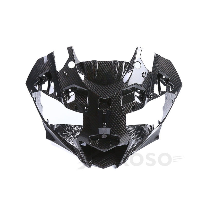 AKOSO 2022-2024 Yamaha R3 Carbon Fiber Front Nose Upper Headlight Fairing