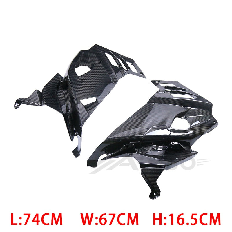 AKOSO 2021-2024 Aprilia RS660 Carbon Fiber Frame Protector Guard Front Side Panels Cover