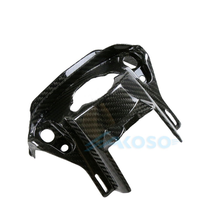 AKOSO 2019+ CB650R CBR650R Carbon Fiber Ignition Key Ring Hole Trim Cover