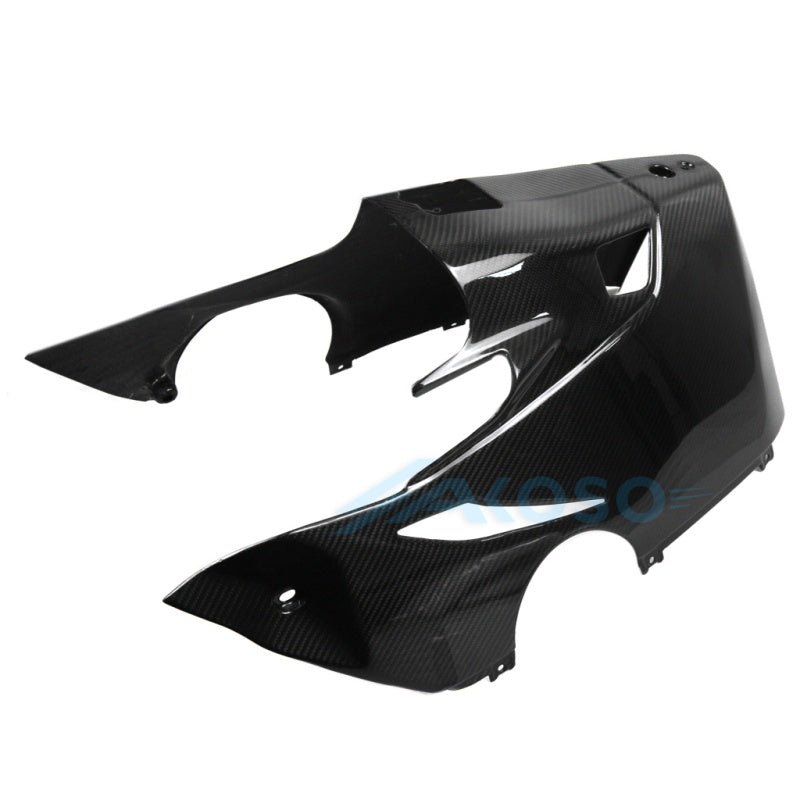 AKOSO 2018+ Ducati Panigale V4 V4S V4R Carbon Fiber Belly Pan  Lower Side Fairing One Piece Version