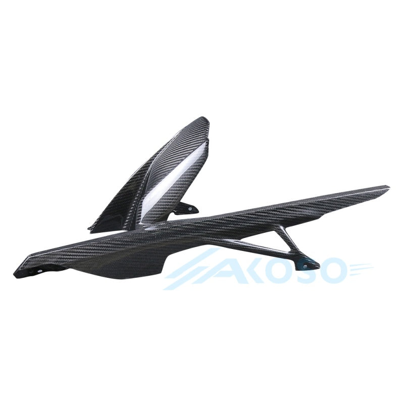 AKOSO 2025+ BMW S1000RR Carbon Fiber Rear Fender Splash Chain MudGuard
