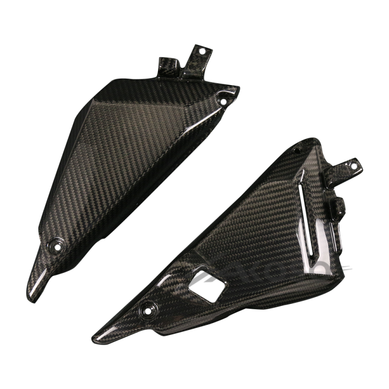 AKOSO 2014-2024 Kawasaki Ninja 650 Carbon Fiber Motorcycle Frame Shell Side Cover Fairing Trim Cowl Panel