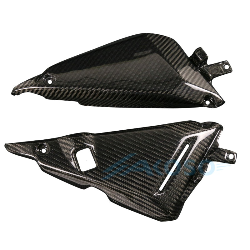 AKOSO 2017+ Kawasaki Ninja 650 Z650 Carbon Fiber Frame Under Seat Covers
