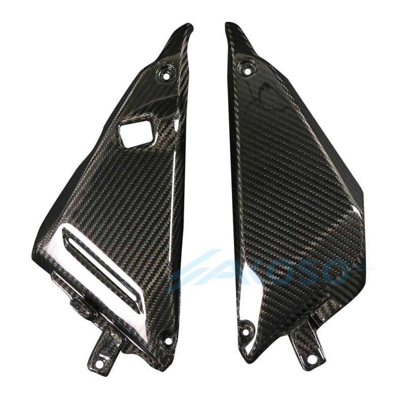 AKOSO 2017+ Kawasaki Ninja 650 Z650 Carbon Fiber Frame Under Seat Covers