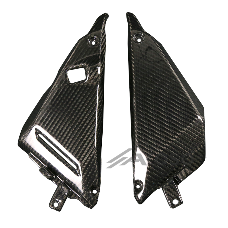 AKOSO 2014-2024 Kawasaki Ninja 650 Carbon Fiber Motorcycle Frame Shell Side Cover Fairing Trim Cowl Panel